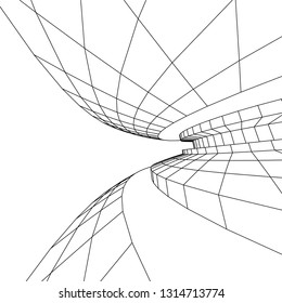 abstract 3d architecture