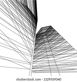 abstract 3d architecture