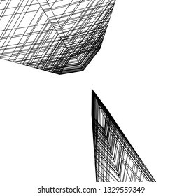 abstract 3d architecture