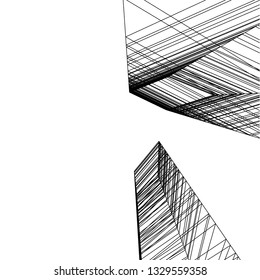 abstract 3d architecture