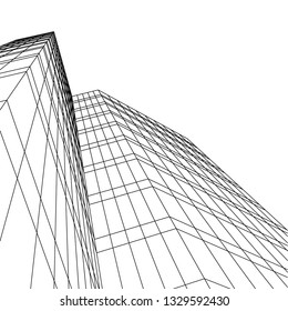 abstract 3d architecture