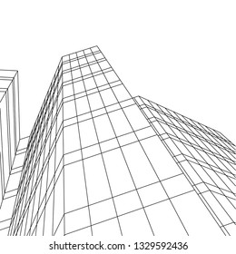 abstract 3d architecture