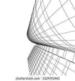 abstract 3d architecture