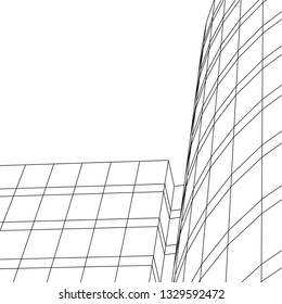 abstract 3d architecture