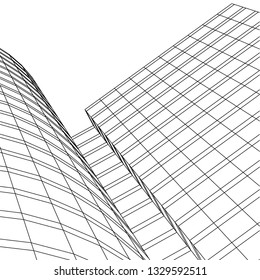 abstract 3d architecture