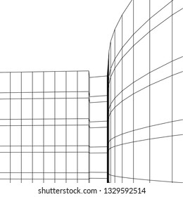 abstract 3d architecture