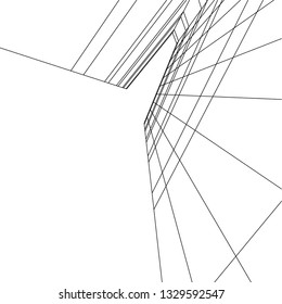 abstract 3d architecture