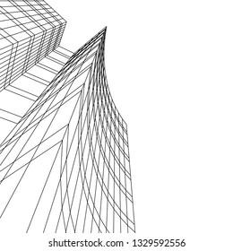 abstract 3d architecture