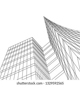 abstract 3d architecture