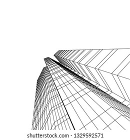 abstract 3d architecture