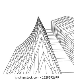 abstract 3d architecture