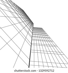 abstract 3d architecture