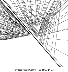 abstract 3d architecture