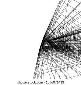 abstract 3d architecture