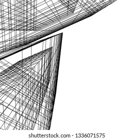 abstract 3d architecture