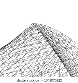 abstract 3d architecture