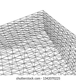 abstract 3d architecture