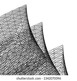 abstract 3d architecture