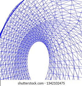 abstract 3d architecture