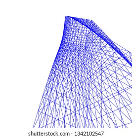 abstract 3d architecture