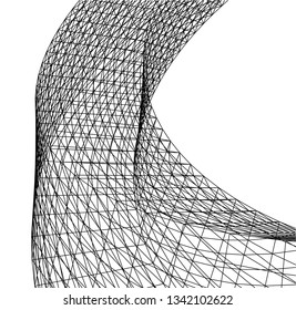 abstract 3d architecture