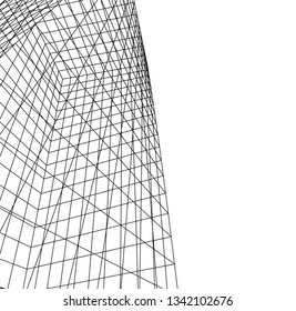 abstract 3d architecture