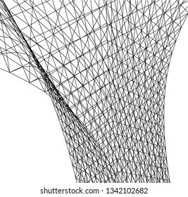 abstract 3d architecture