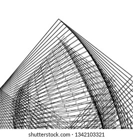 abstract 3d architecture