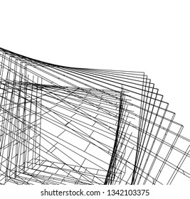 abstract 3d architecture