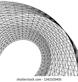 abstract 3d architecture