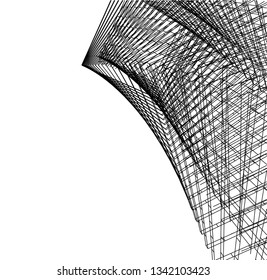 abstract 3d architecture
