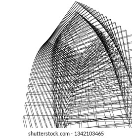 abstract 3d architecture