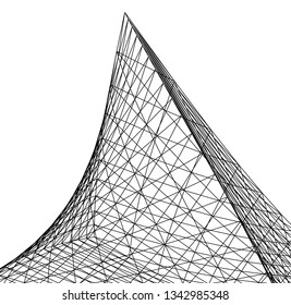 abstract 3d architecture