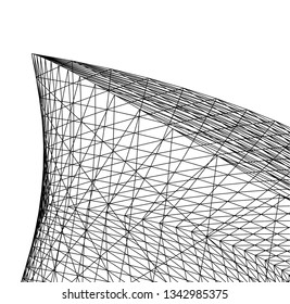 abstract 3d architecture