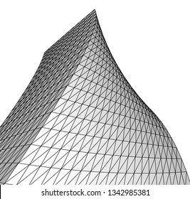 abstract 3d architecture
