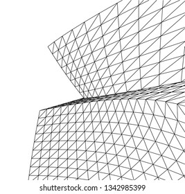 abstract 3d architecture