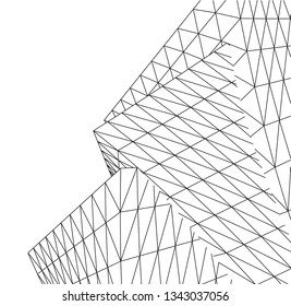 abstract 3d architecture