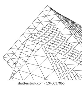 abstract 3d architecture