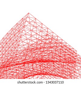 abstract 3d architecture