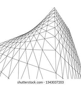 abstract 3d architecture