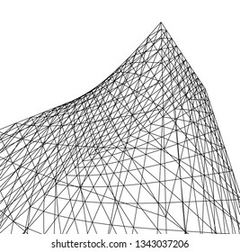 abstract 3d architecture