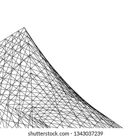 abstract 3d architecture