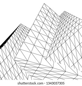 abstract 3d architecture