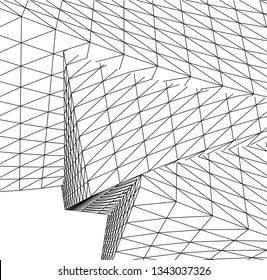 abstract 3d architecture