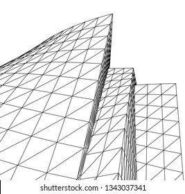 abstract 3d architecture