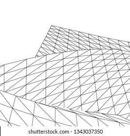 abstract 3d architecture