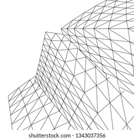 abstract 3d architecture