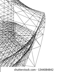 abstract 3d architecture