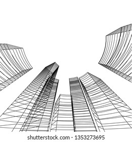 abstract 3d architecture