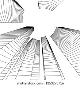 abstract 3d architecture